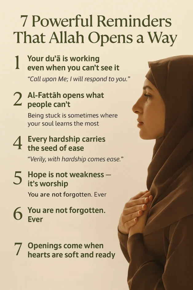 Allah Opens a Way